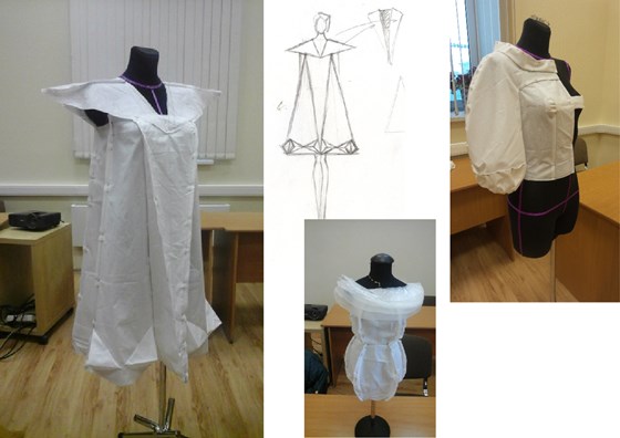 Дизайн одежды: метод наколки